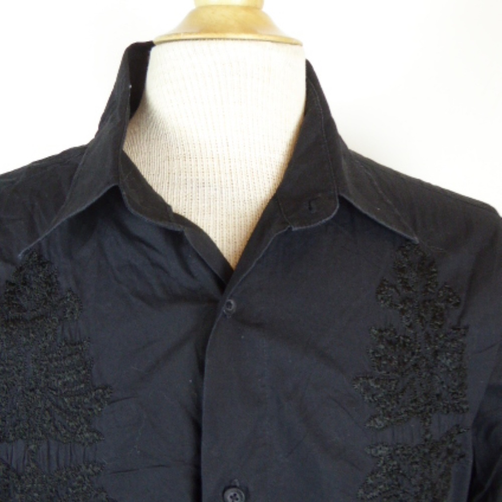 ROBERTO CAVALLI JUST ITALY EMBROIDERED Shirt i54 L cotton